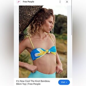The Knot Bandeau
Bikini Top | Free People - IN YELLOW 💛💛💛